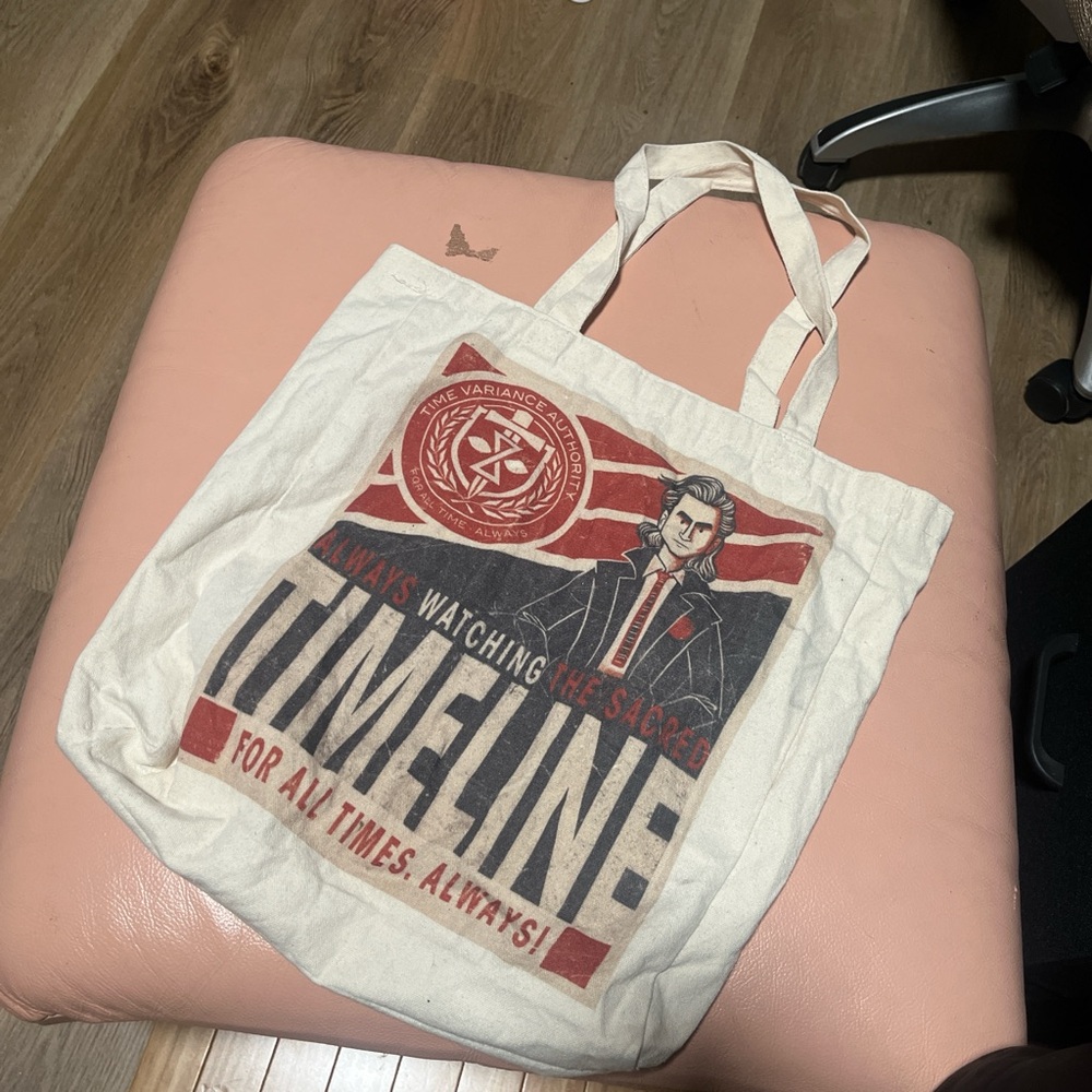 Timeline Graphic Tote Bag